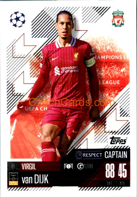 Virgil van Dijk 2024/25 Match Attax #48