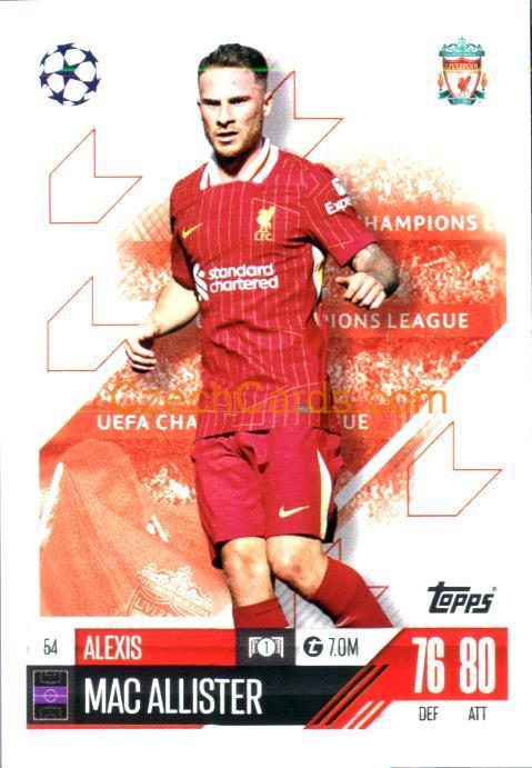 Alexis Mac Allister 2024/25 Match Attax #54