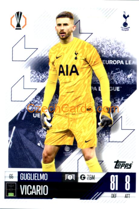 Guglielmo Vicario 2024/25 Match Attax #65