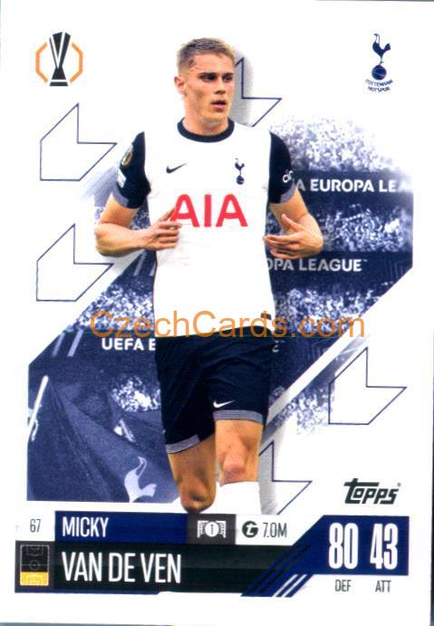 Micky van de Ven 2024/25 Match Attax #67
