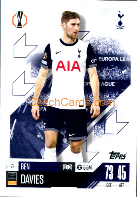 Ben Davies 2024/25 Match Attax #71