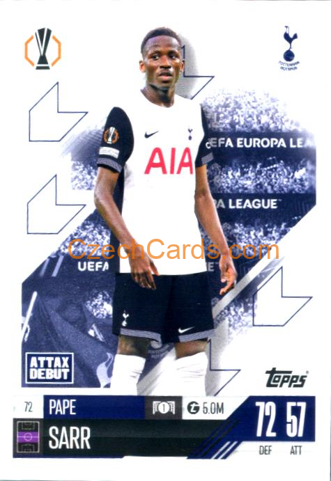 Pape Sarr 2024/25 Match Attax #72