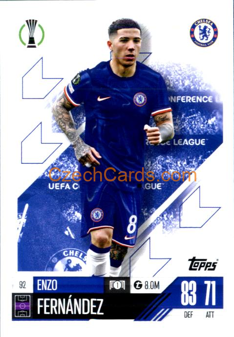 Enzo Fernandez 2024/25 Match Attax #92