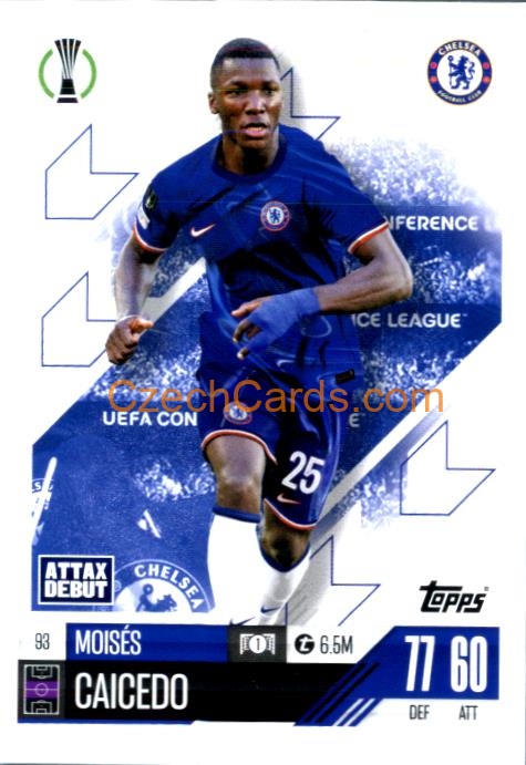 Moises Caicedo 2024/25 Match Attax #93
