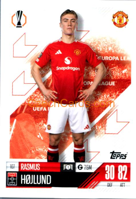Rasmus Højlund 2024/25 Match Attax #107