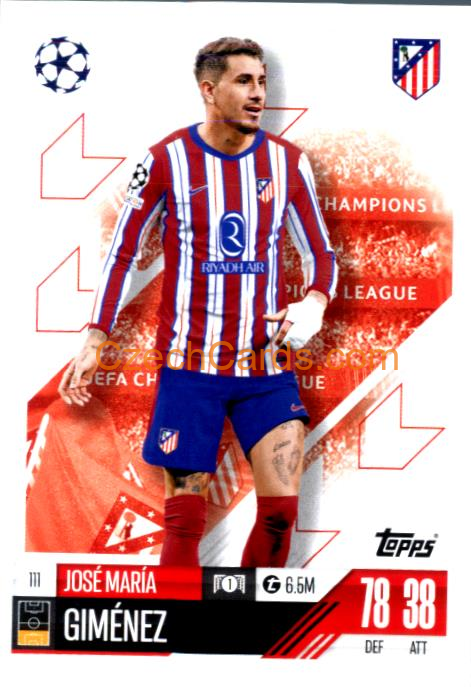 Jose Maria Gimenez 2024/25 Match Attax #111