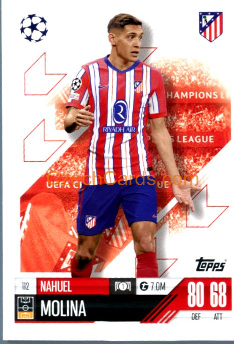 Nahuel Molina 2024/25 Match Attax #112