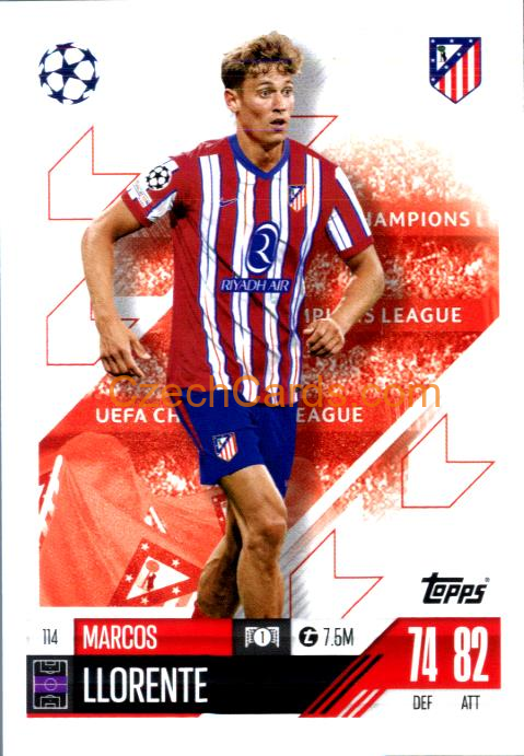 Marcos Llorente 2024/25 Match Attax #114