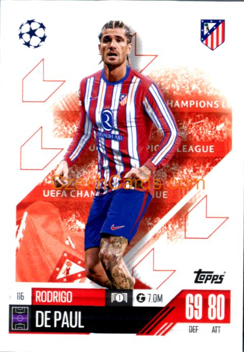 Rodrigo de Paul 2024/25 Match Attax #115
