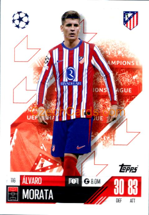 Alvaro Morata 2024/25 Match Attax #116