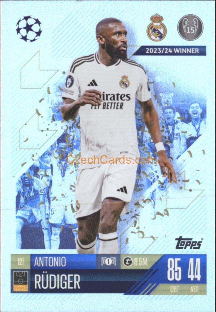 Antonio Rüdiger 2024/25 Match Attax #121