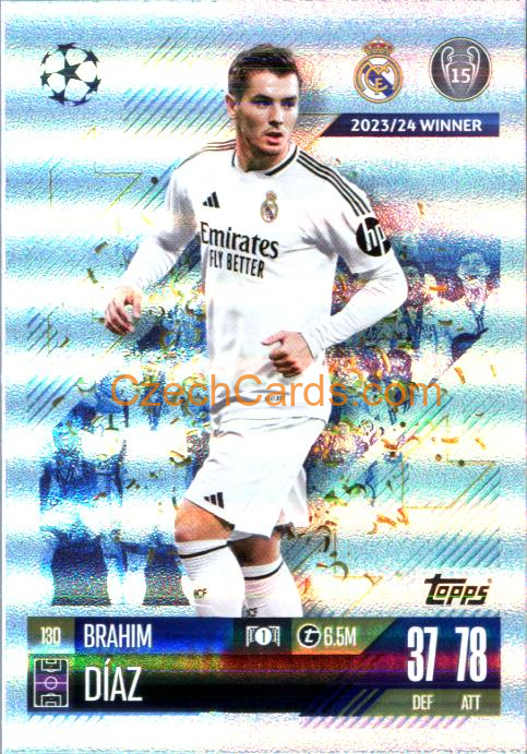Brahim Diaz 2024/25 Match Attax #130