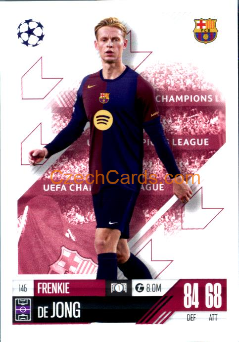 Frenkie de Jong 2024/25 Match Attax #145