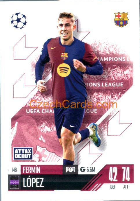 Fermín López 2024/25 Match Attax #148