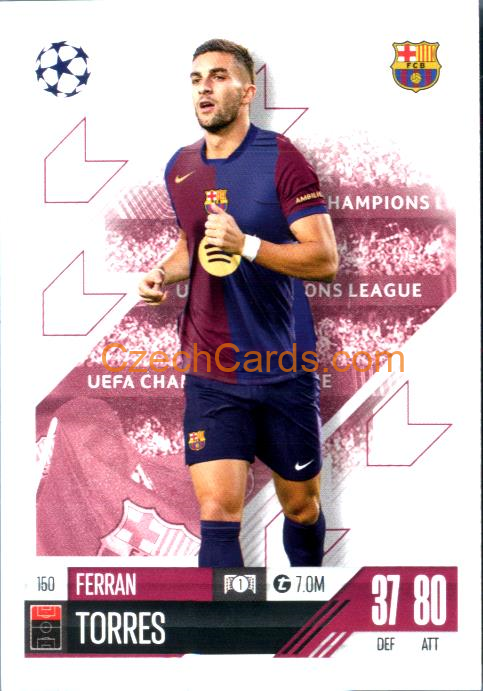 Ferran Torres 2024/25 Match Attax #150