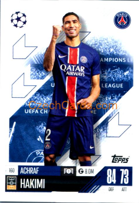 Achraf Hakimi 2024/25 Match Attax #160