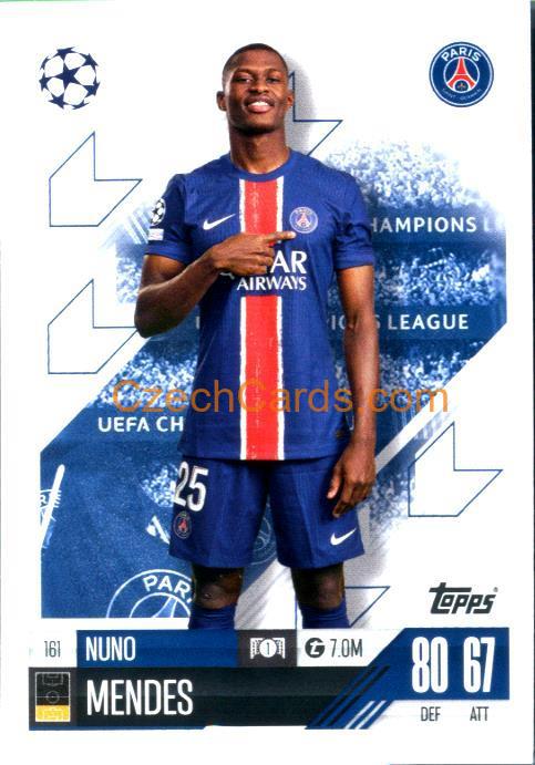 Nuno Mendes 2024/25 Match Attax #161