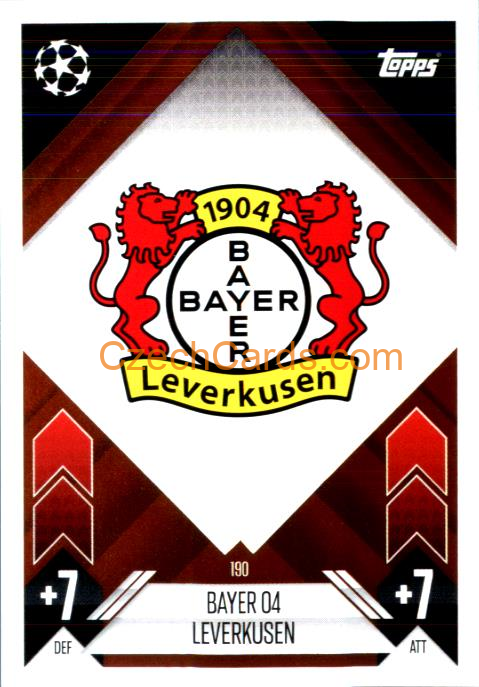 Team Badge Bayer 04 Leverkusen 2024/25 Match Attax #190