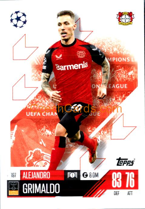 Alejandro Grimaldo 2024/25 Match Attax #197