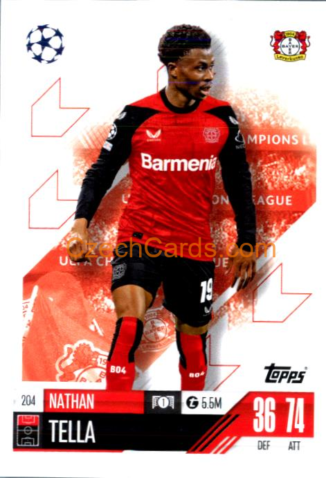 Nathan Tella 2024/25 Match Attax #204
