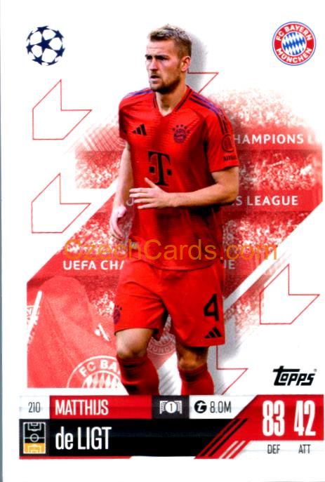Matthijs de Ligt 2024/25 Match Attax #210