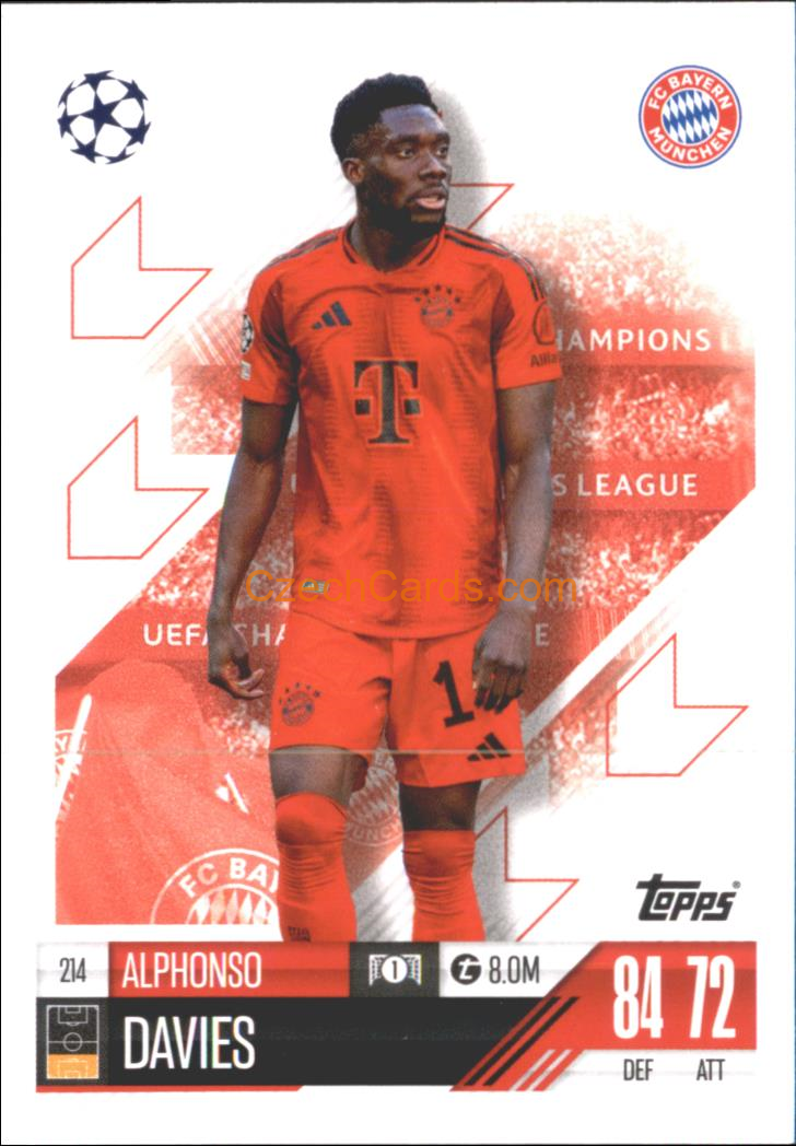 Alphonso Davies 2024/25 Match Attax #214
