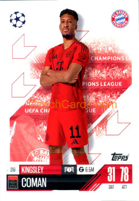 Kingsley Coman 2024/25 Match Attax #219