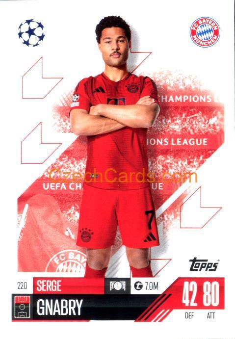 Serge Gnabry 2024/25 Match Attax #220