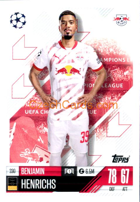 Benjamin Henrichs 2024/25 Match Attax #230