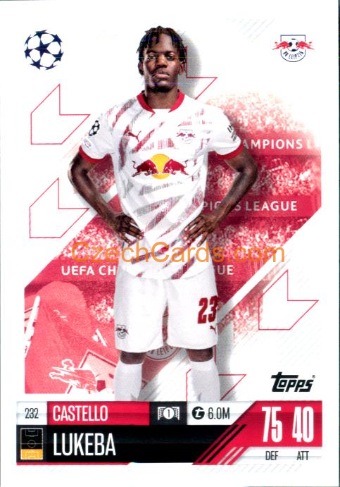 Castello Lukeba 2024/25 Match Attax #232