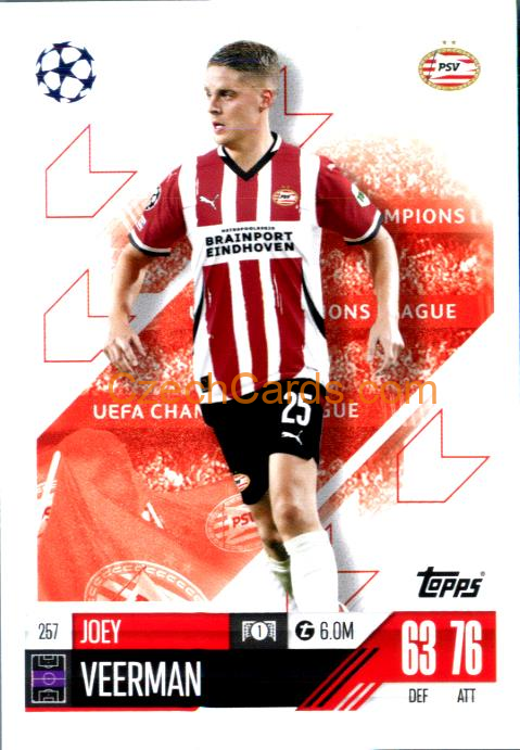 Joey Veerman 2024/25 Match Attax #257