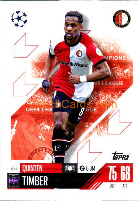 Quinten Timber 2024/25 Match Attax #268