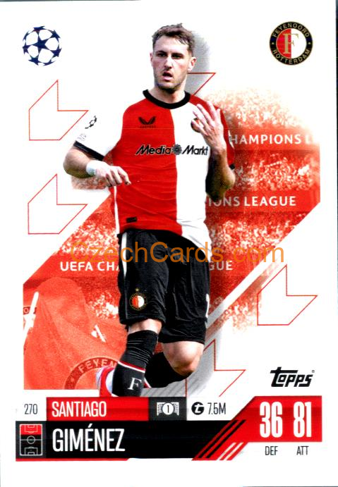 Santiago Gimenez 2024/25 Match Attax #270