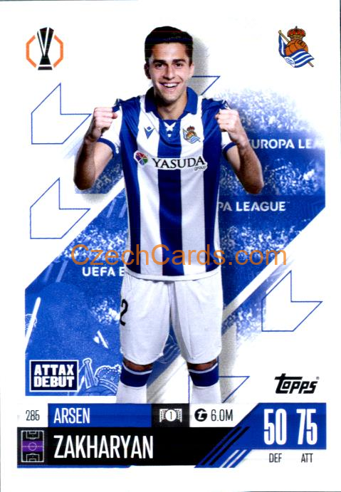 Arsen Zakharyan 2024/25 Match Attax #285