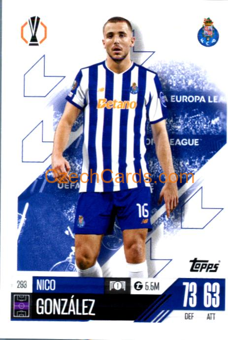 Nico Gonzalez 2024/25 Match Attax #293