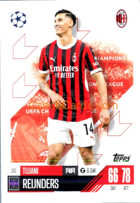 Tijjani Reijnders 2024/25 Match Attax #312