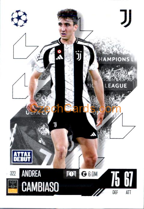 Andrea Cambiaso 2024/25 Match Attax #322