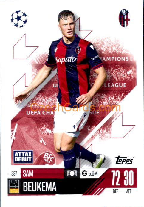 Sam Beukema 2024/25 Match Attax #337