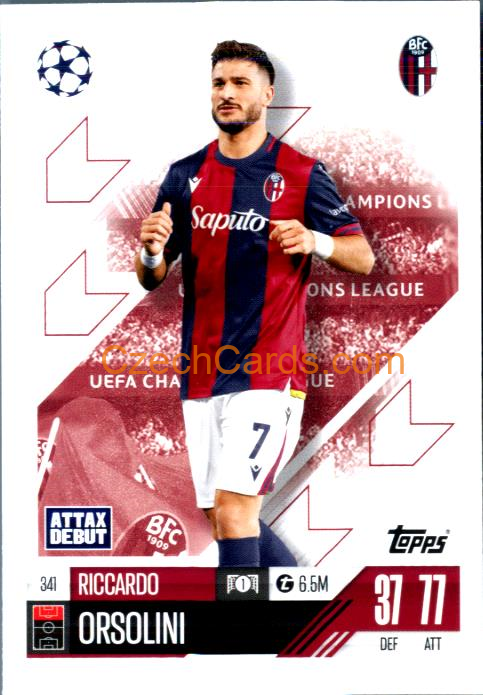 Riccardo Orsolini 2024/25 Match Attax #341