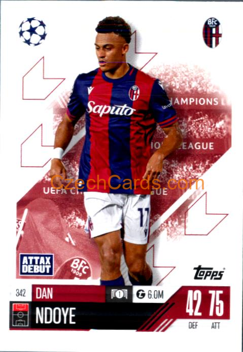 Dan Ndoye 2024/25 Match Attax #342