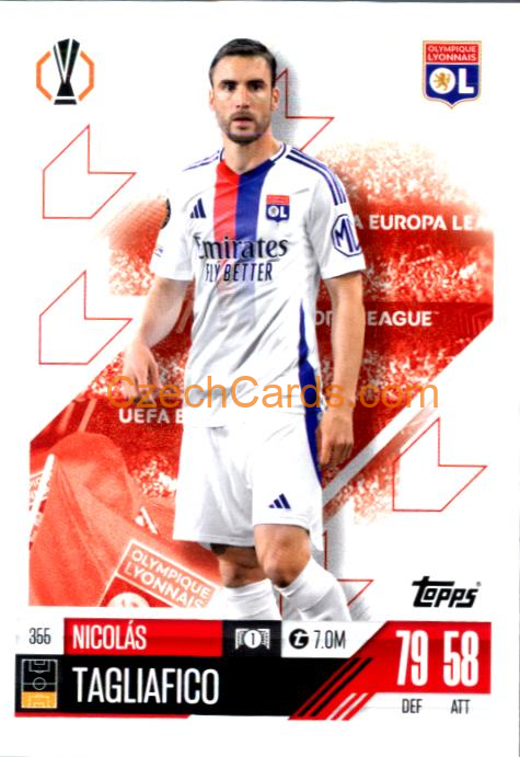 Nicolas Tagliafico 2024/25 Match Attax #355