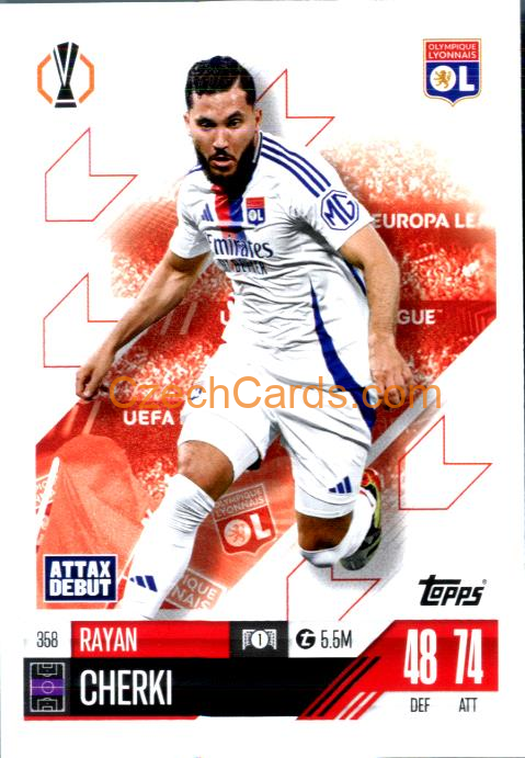 Rayan Cherki 2024/25 Match Attax #358