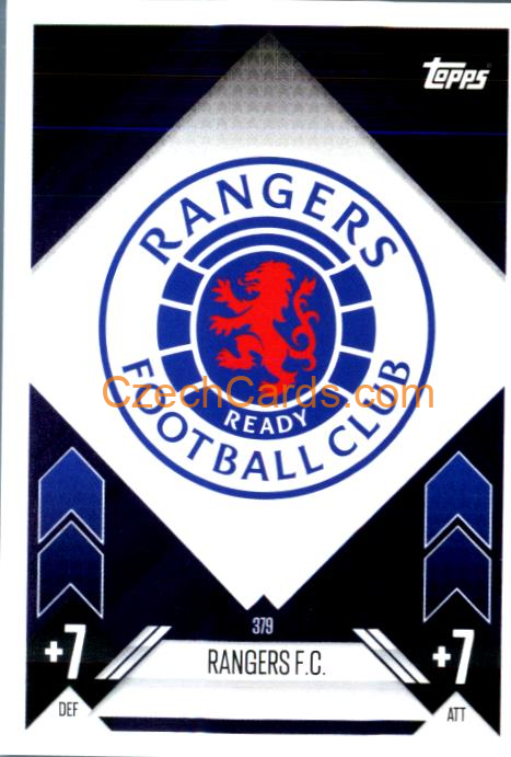 Team Badge Rangers FC 2024/25 Match Attax #379