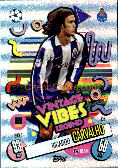 Ricardo Carvalho 2024/25 Match Attax Vintage Vibes Legend #424