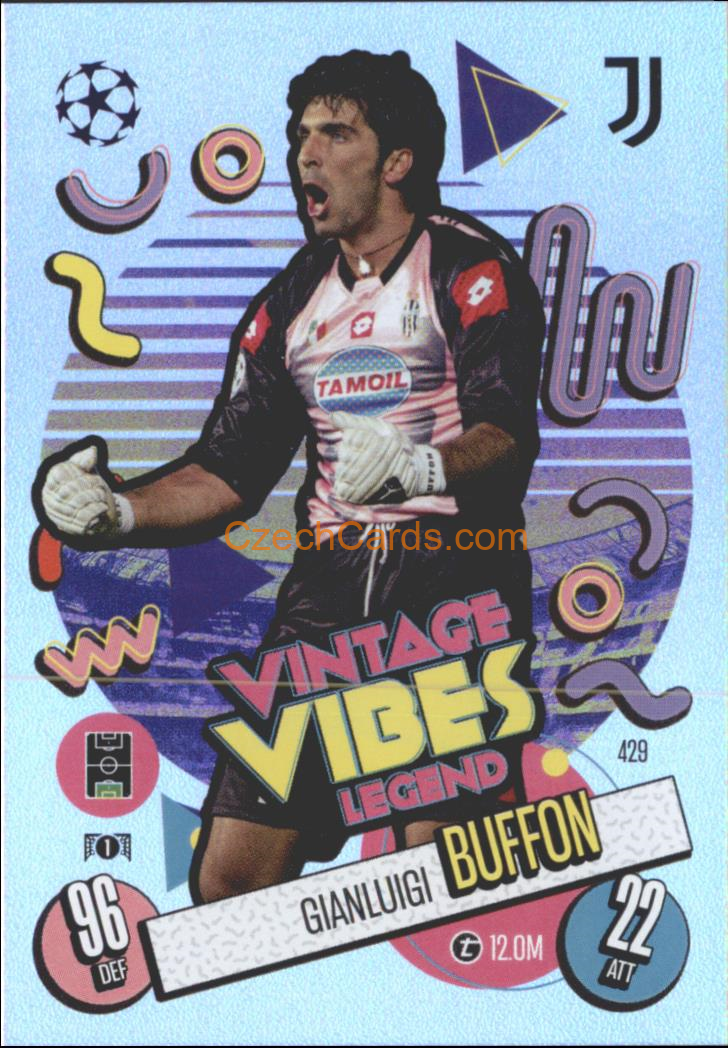 Gianluigi Buffon 2024/25 Match Attax Vintage Vibes Legend #429