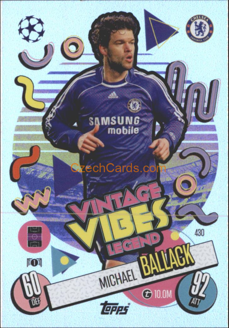 Michael Ballack 2024/25 Match Attax Vintage Vibes Legend #430