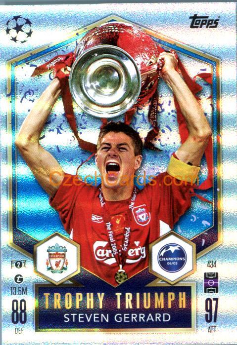 Steven Gerrard 2024/25 Match Attax Trophy Triumph #434
