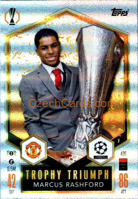 Marcus Rashford 2024/25 Match Attax Trophy Triumph #436