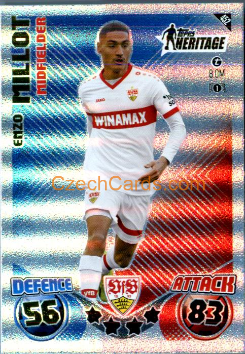 Enzo Millot 2024/25 Match Attax Topps Heritage #452
