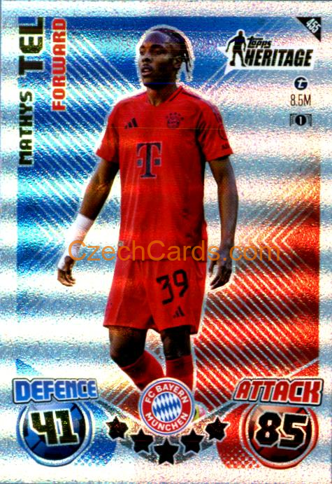 Mathys Tel 2024/25 Match Attax Topps Heritage #455